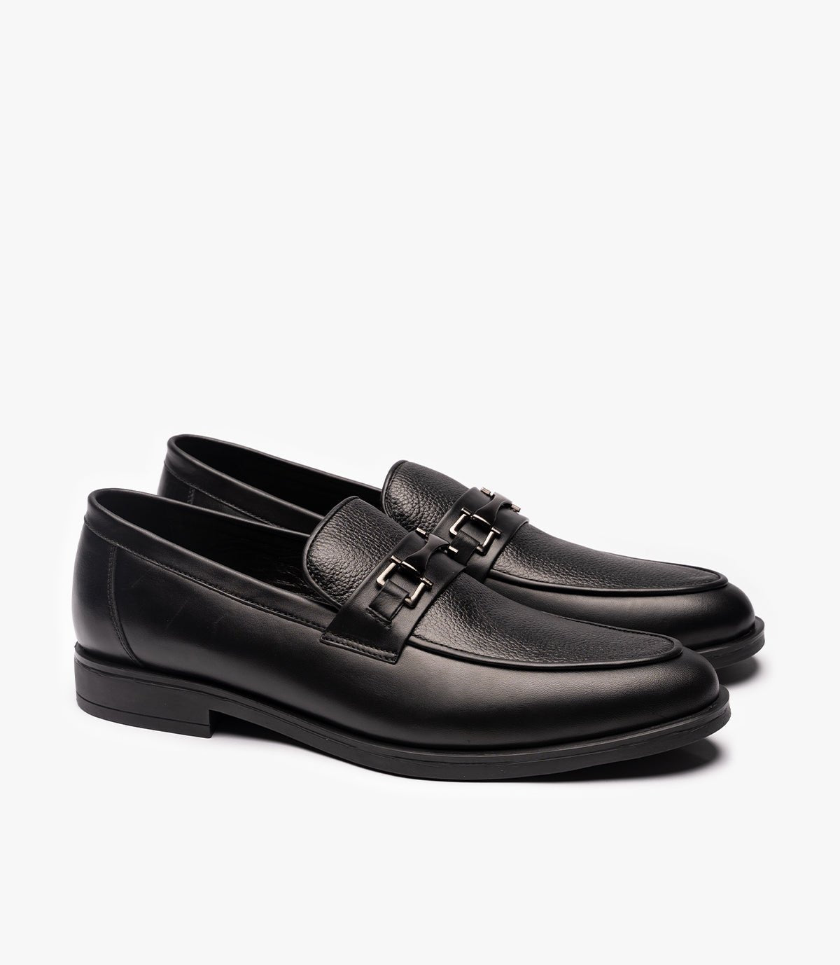 Mocassins Belgrano  en Cuir Noir – CL57