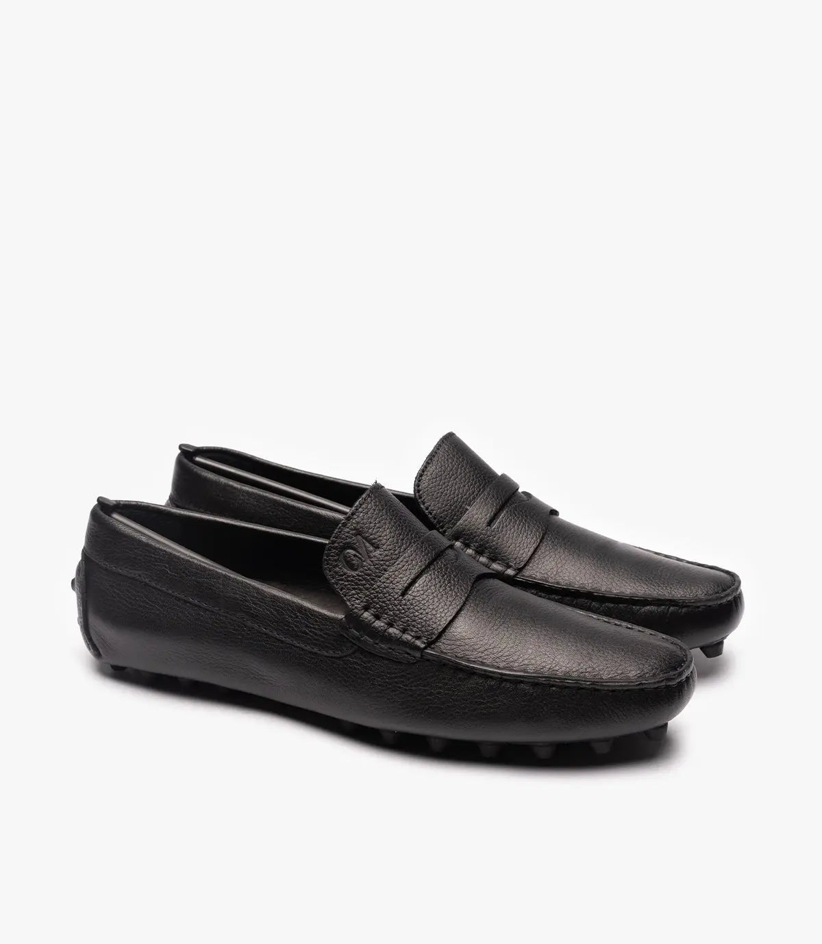 Mocassins Ricardo en Cuir Noir – CL202 Celeno