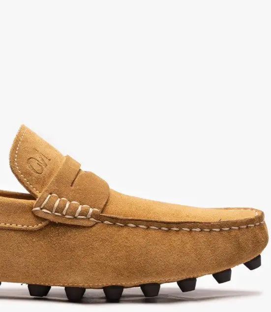 MOCASSIN RECARDO En Daim, Beige – CL202 Celeno