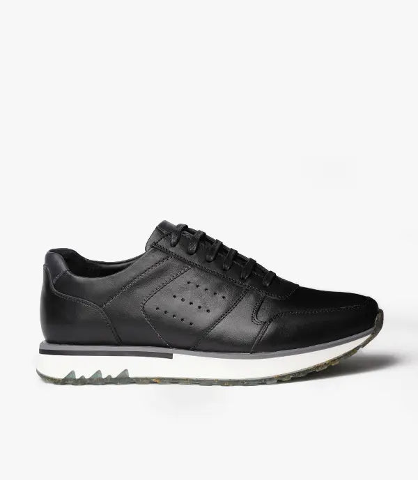 BASKET RUFFIAN en Cuir, Noir-CL6047 Celeno