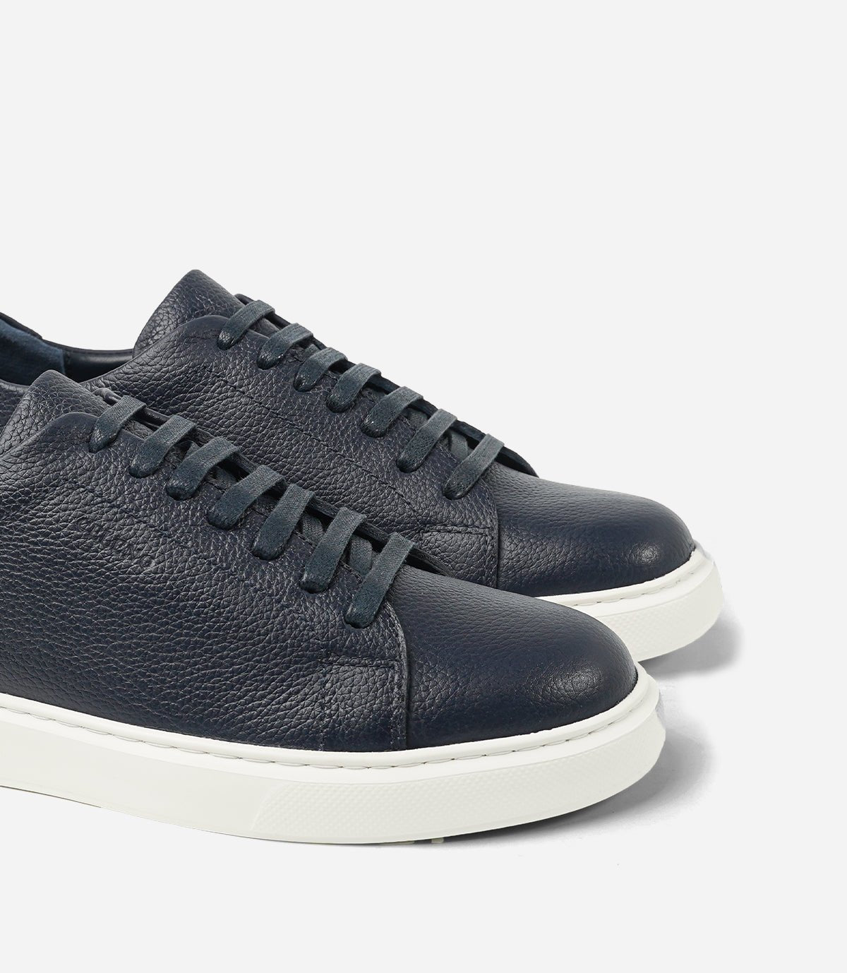 BASKET BLAZE En Cuir, Bleu Nuit – CL6080