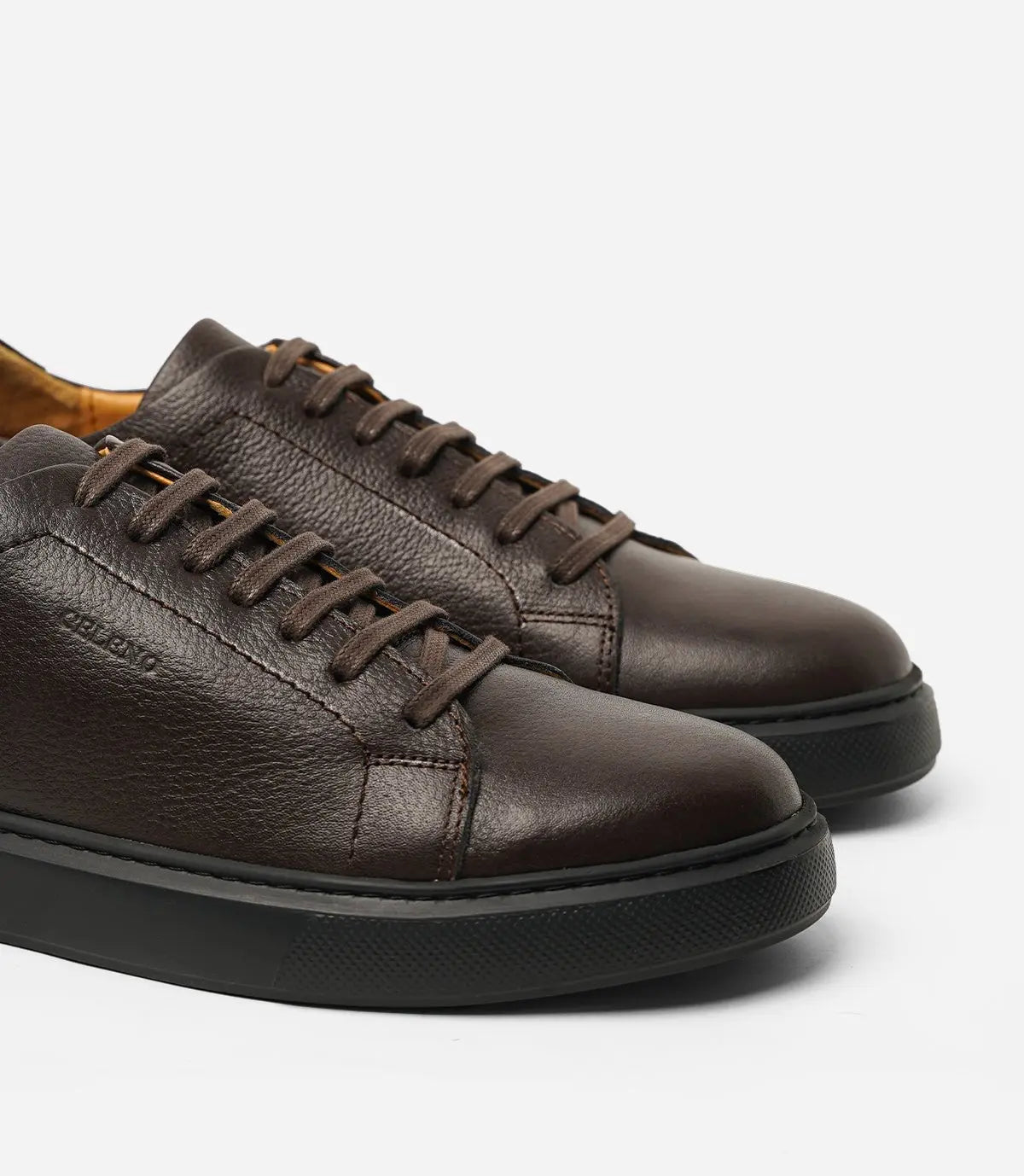 BASKET BLAZE En Cuir, Marron – CL6080 Celeno