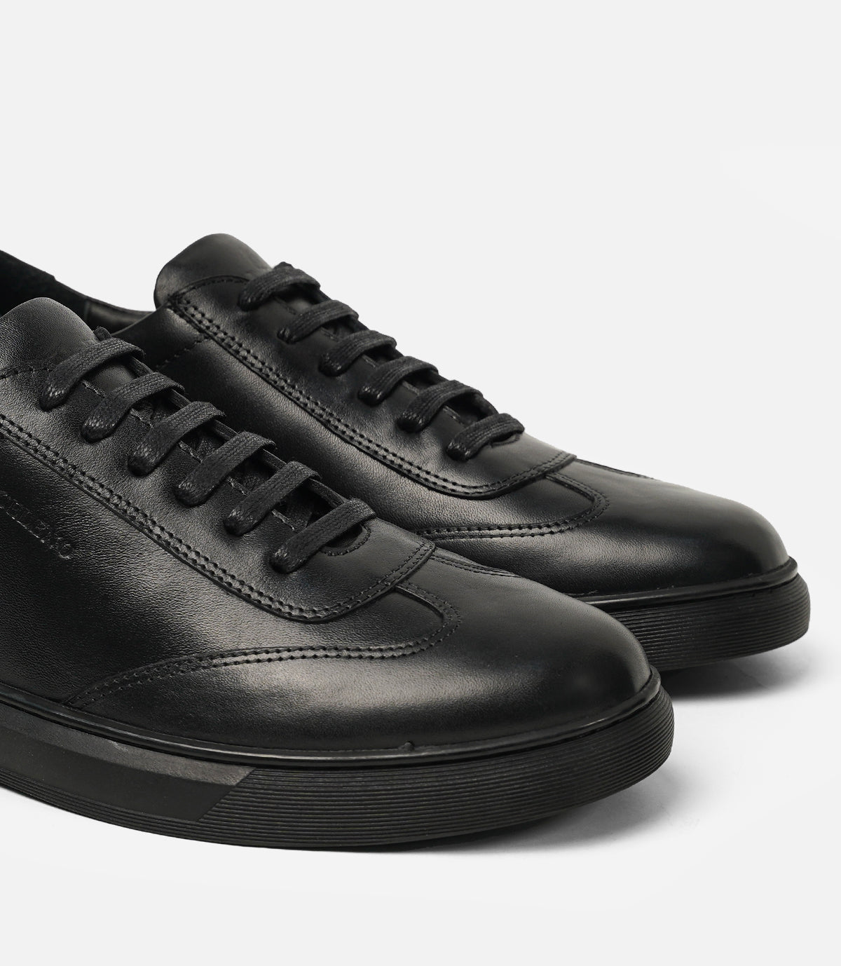 BASKET BRUNO En Cuir, Noir – CL5074