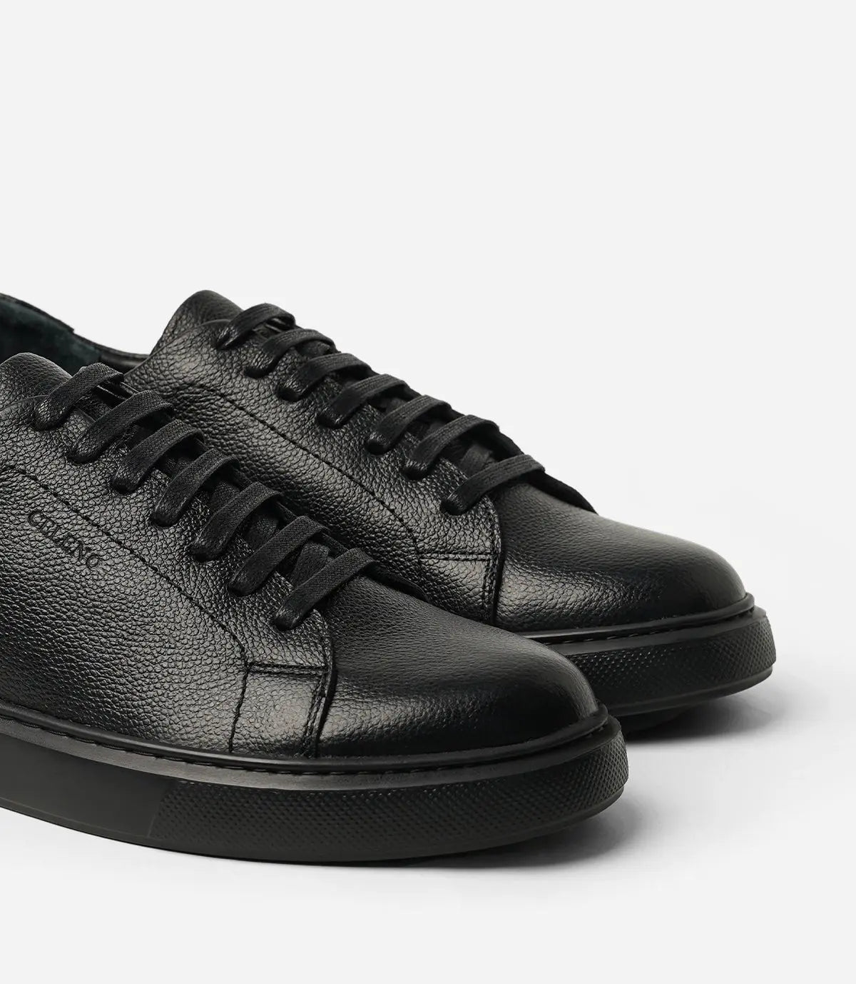 BASKET BLAZE En Cuir, Noir– CL6080 Celeno