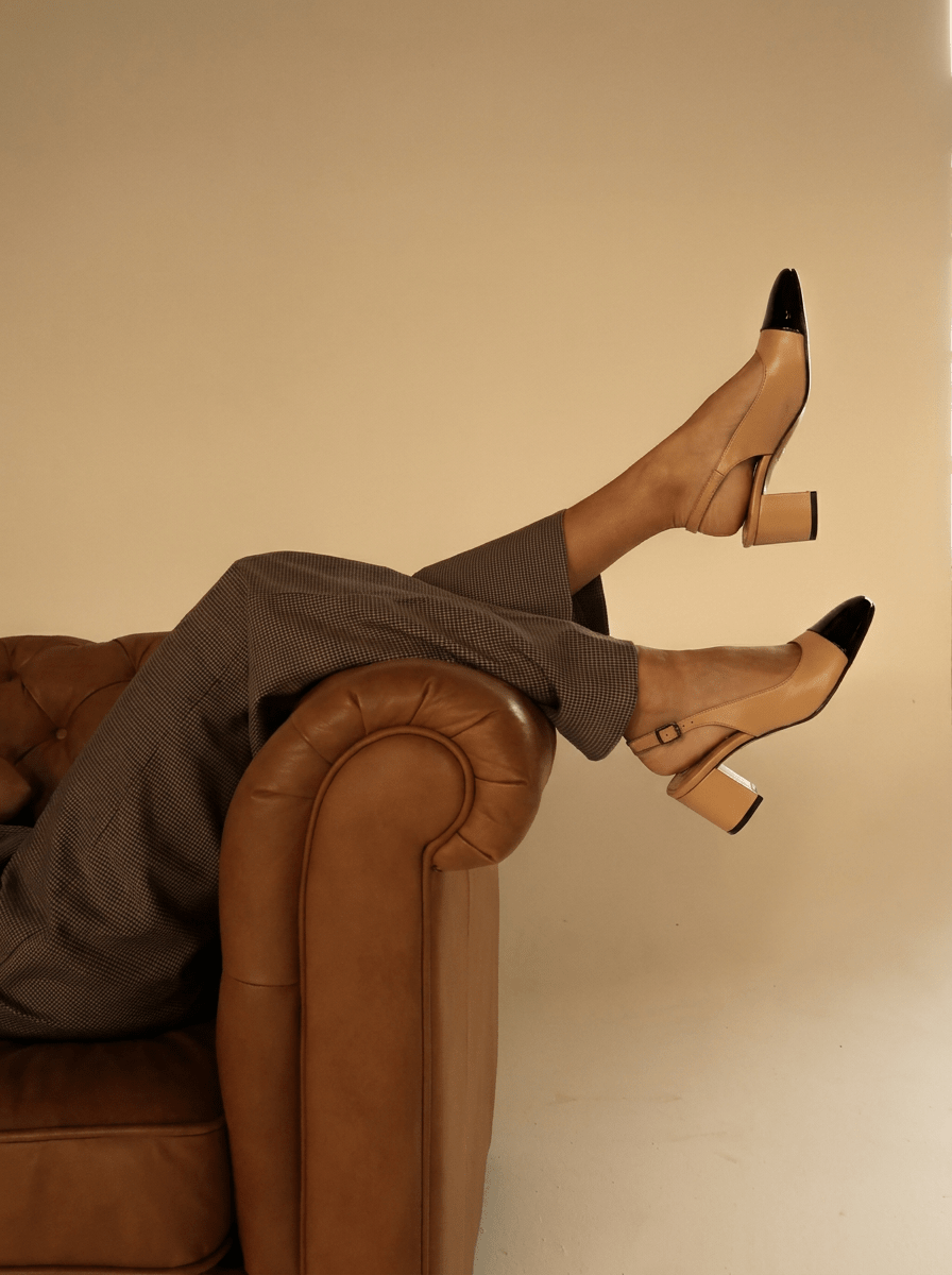 FATY CUIR CAMEL
