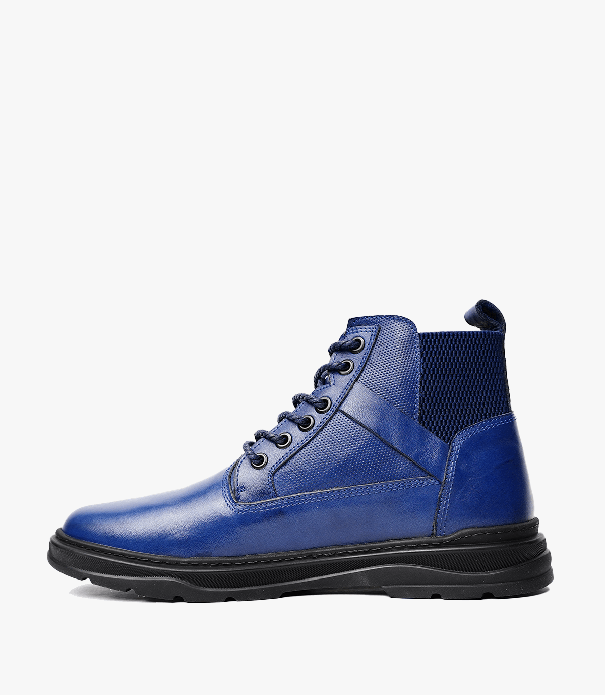 Bottine Marvel en Cuir, Bleu – CL3044