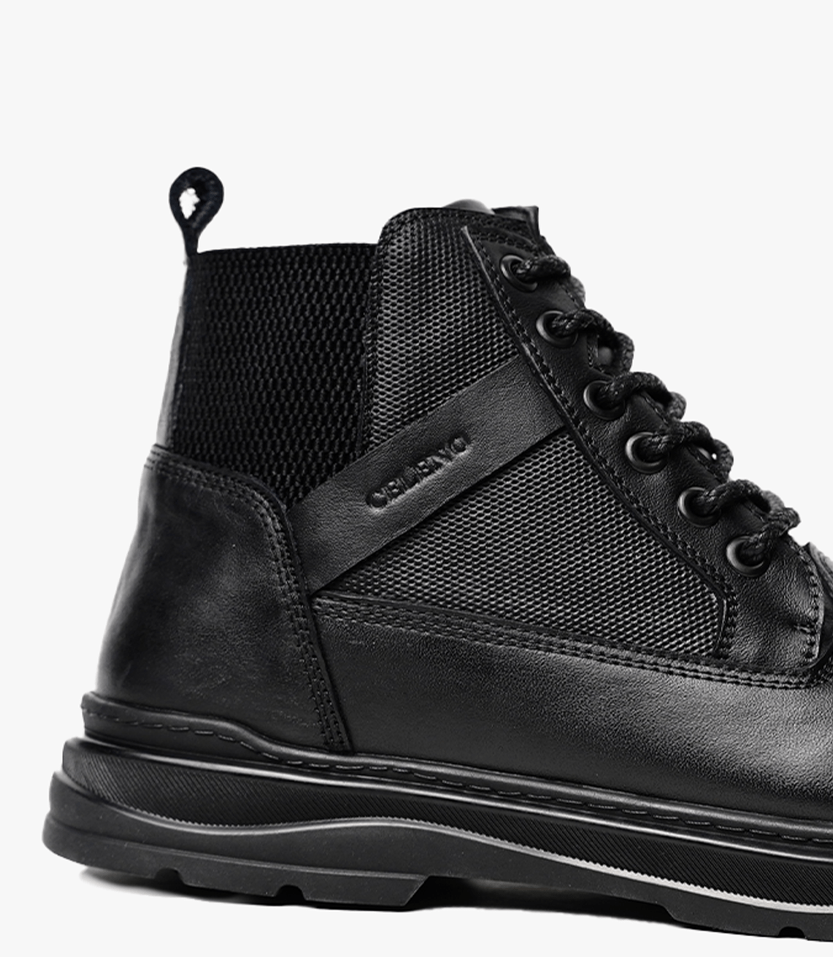 Bottine Marvel en Cuir, Noir – CL3044