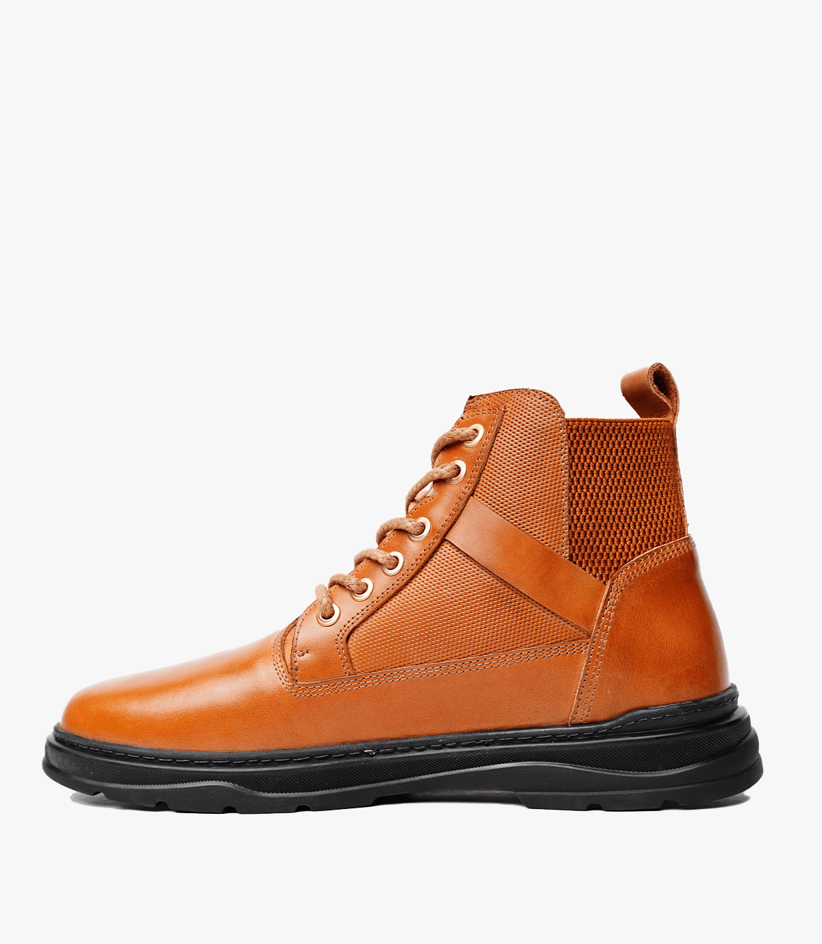 Bottine Marvel en Cuir, Tabac – CL3044