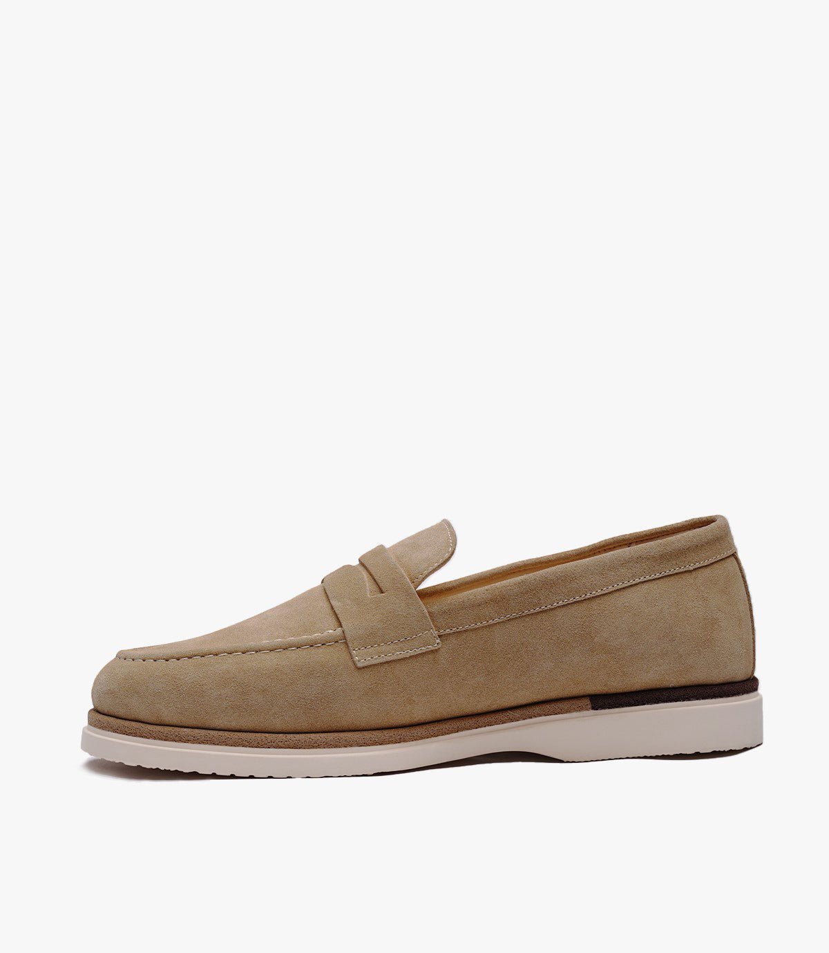 MOCASSIN REGALIA EN DAIM, BEIGE - CL308