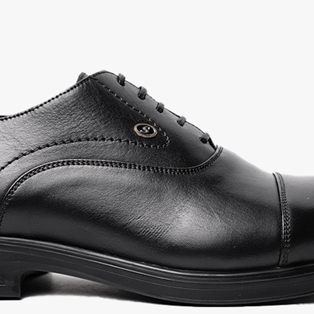 Oxford en Cuir, Noir -CL313