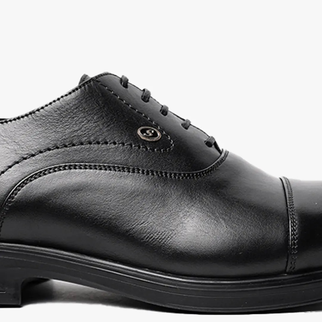 Oxford en Cuir, Noir -CL313 Celeno