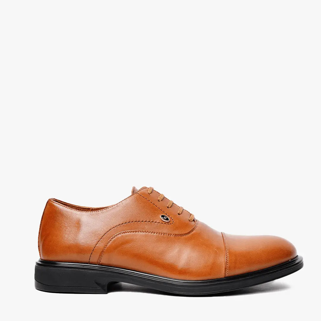 Oxford en Cuir, Tabac -CL313 Celeno