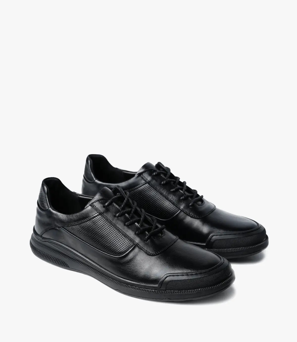 BASKET URBAN EN CUIR, Noir – CL316 Celeno