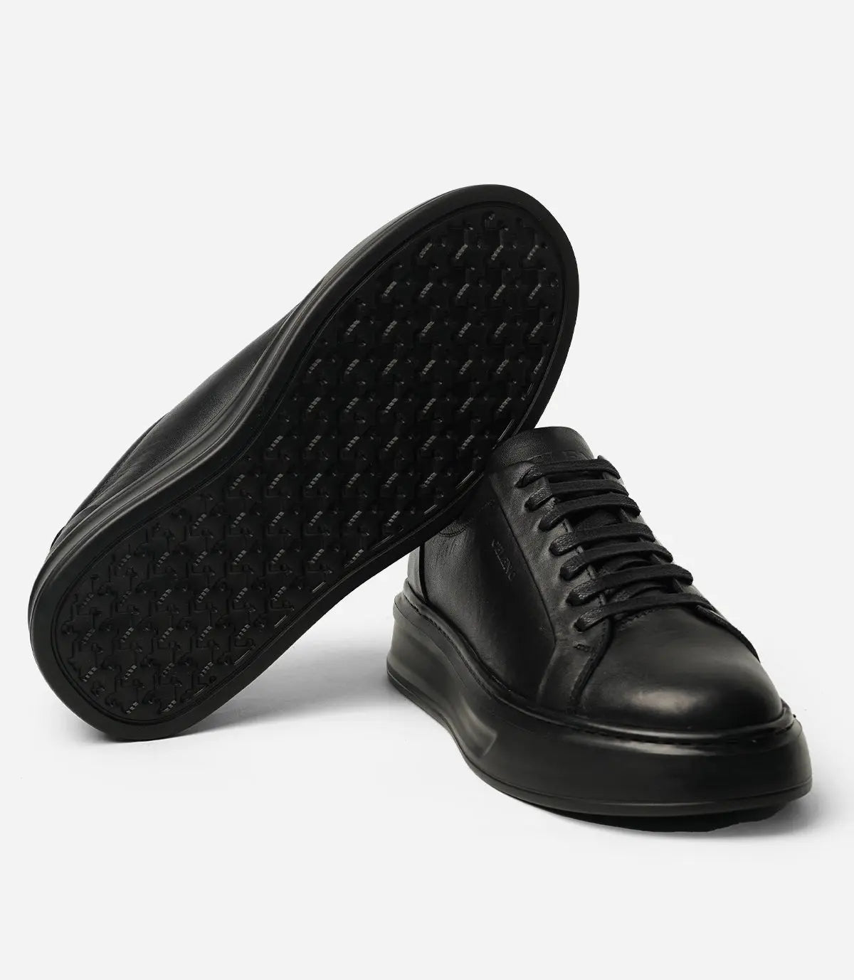 BASKET ROYALE en Cuir, Noir– CL6065 Celeno