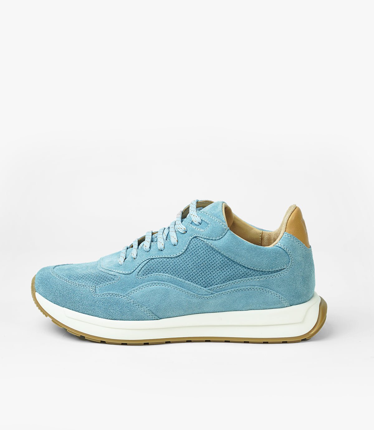 BASKET FLUENT FLEX EN DAIM, BLEU CIEL - CL820041