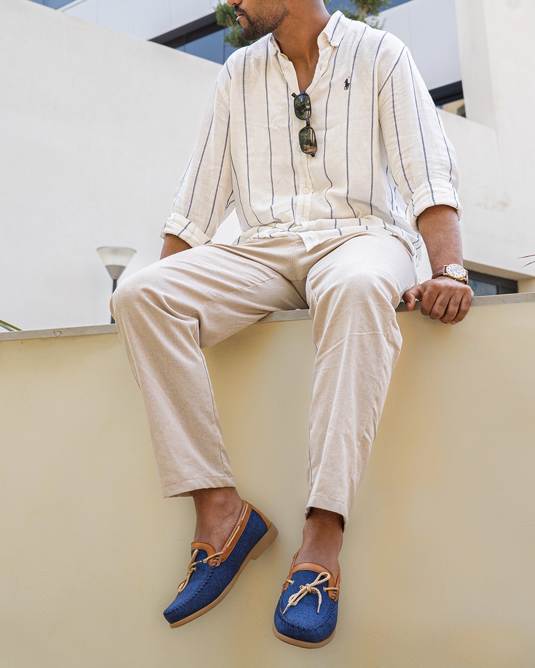 Mocassin RIVAGE, Bleu Marine – CL920