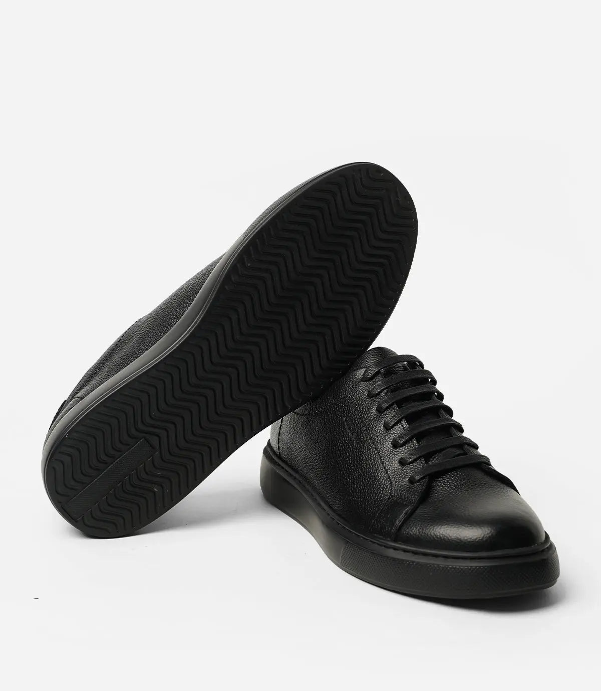 BASKET BLAZE En Cuir, Noir– CL6080 Celeno