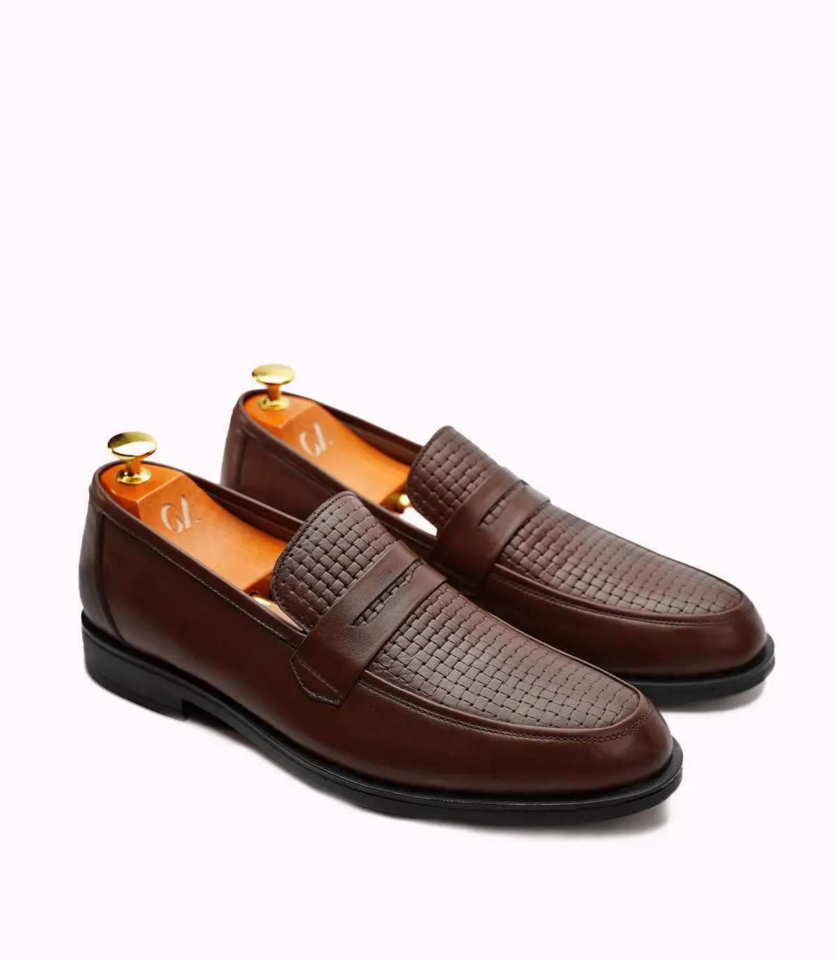 Mocassin Cavallo en Cuir, Marron -CL406 Celeno