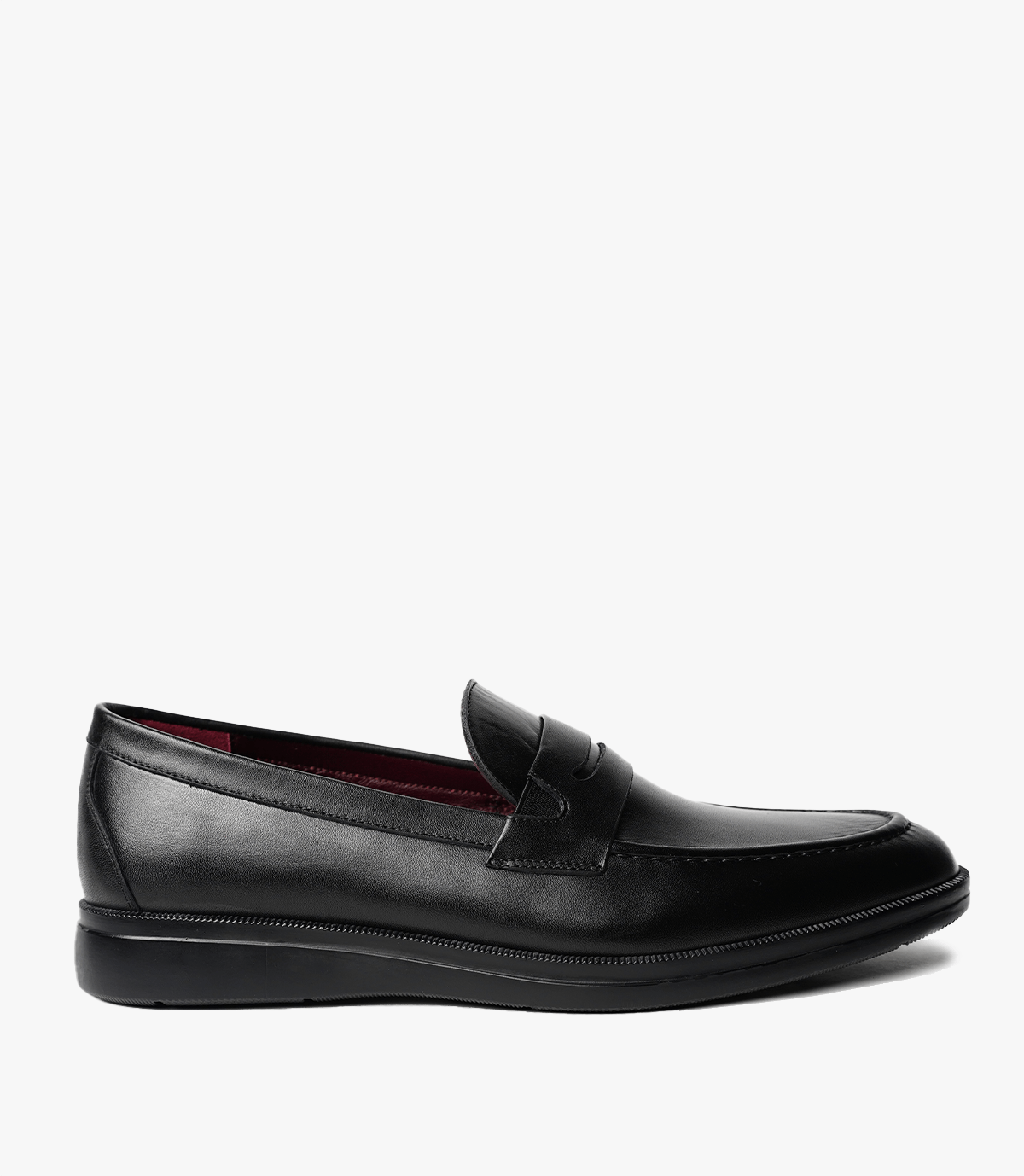 MOCASSIN LEO EN CUIR, NOIR – CL450
