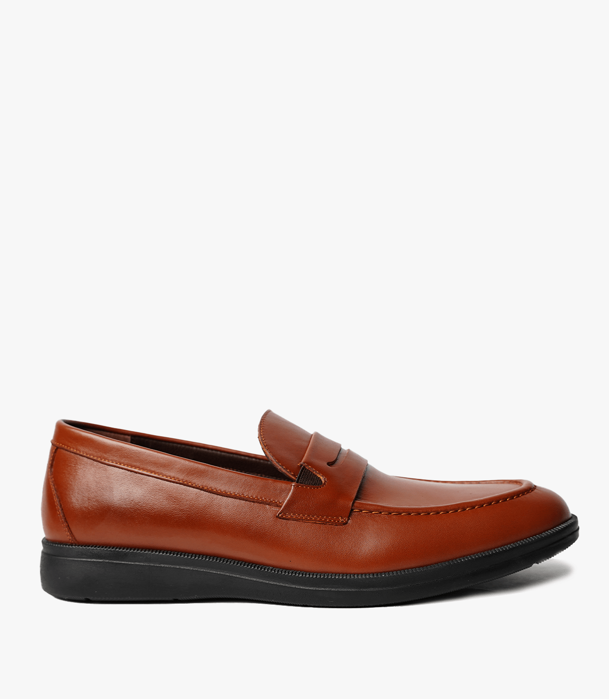 MOCASSIN LEO EN CUIR, TABAC – CL450