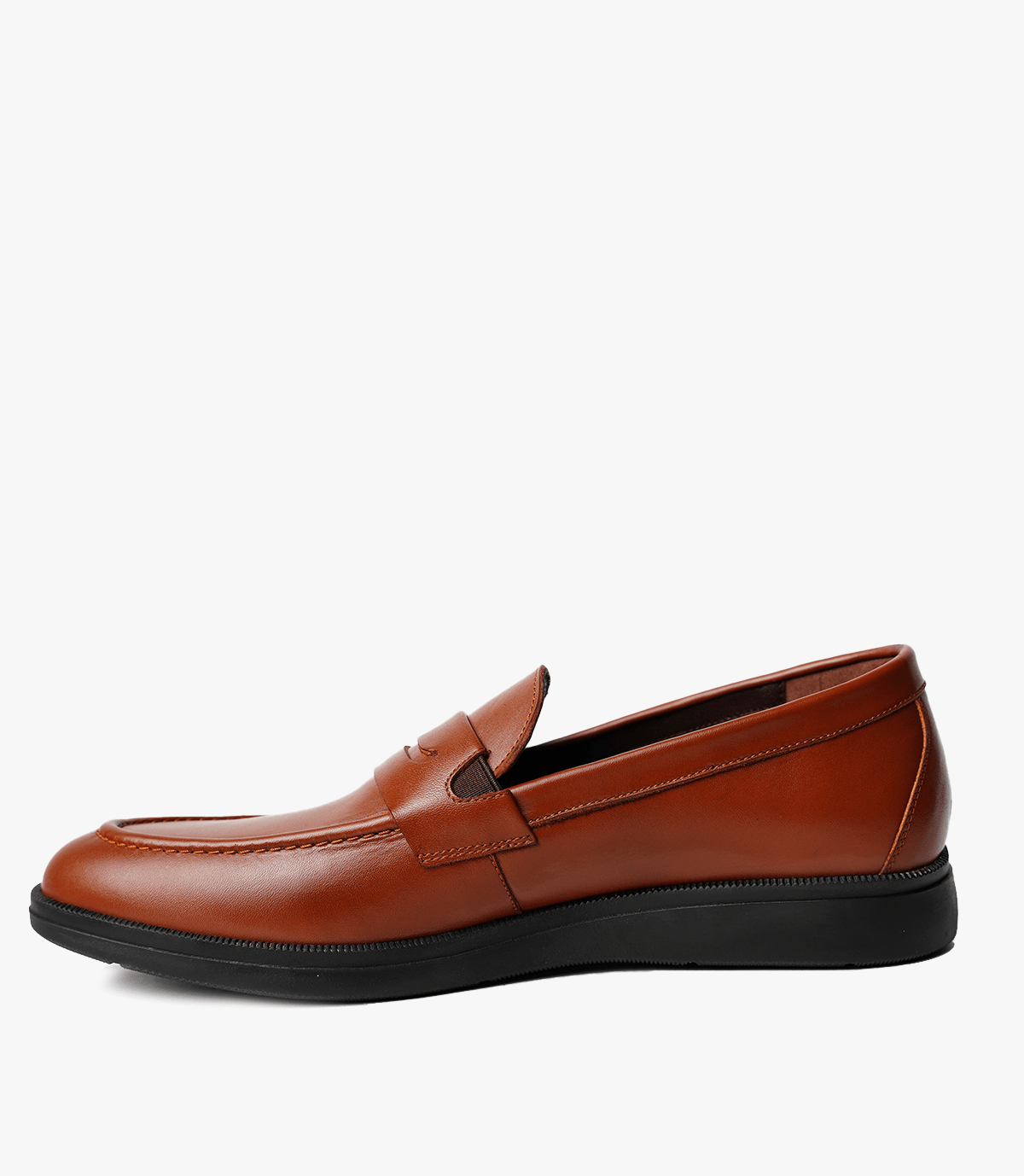 MOCASSIN LEO EN CUIR, TABAC – CL450