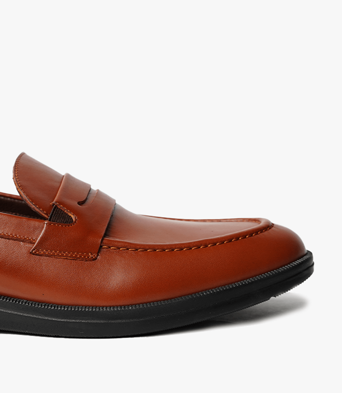 MOCASSIN LEO EN CUIR, TABAC – CL450