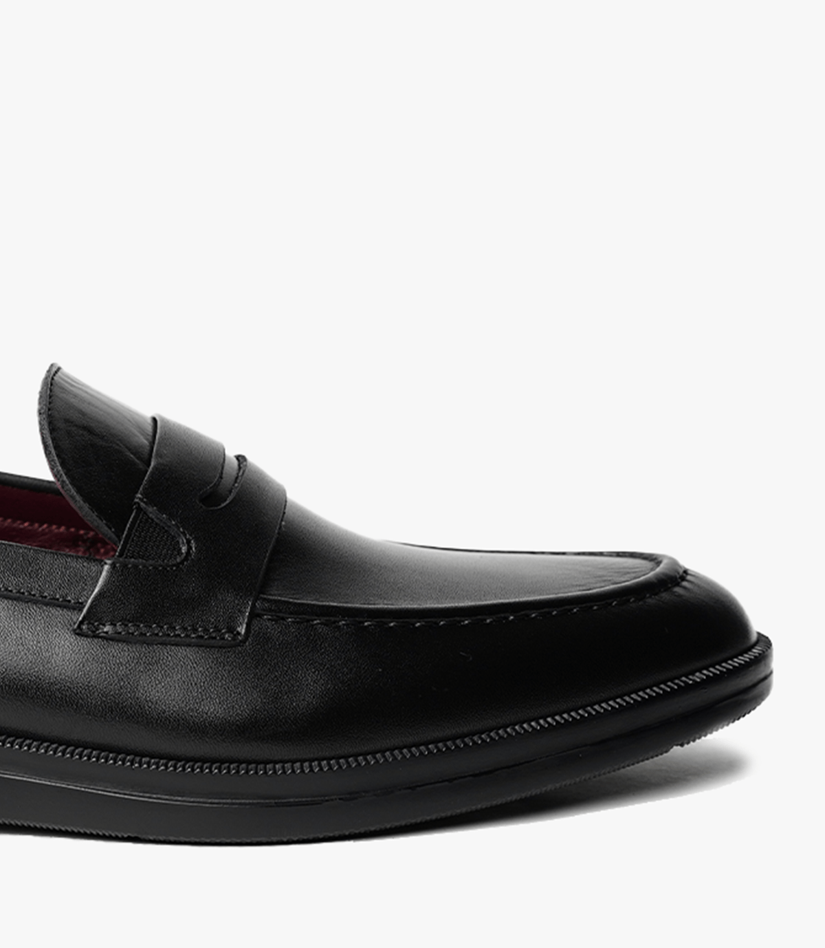 MOCASSIN LEO EN CUIR, NOIR – CL450