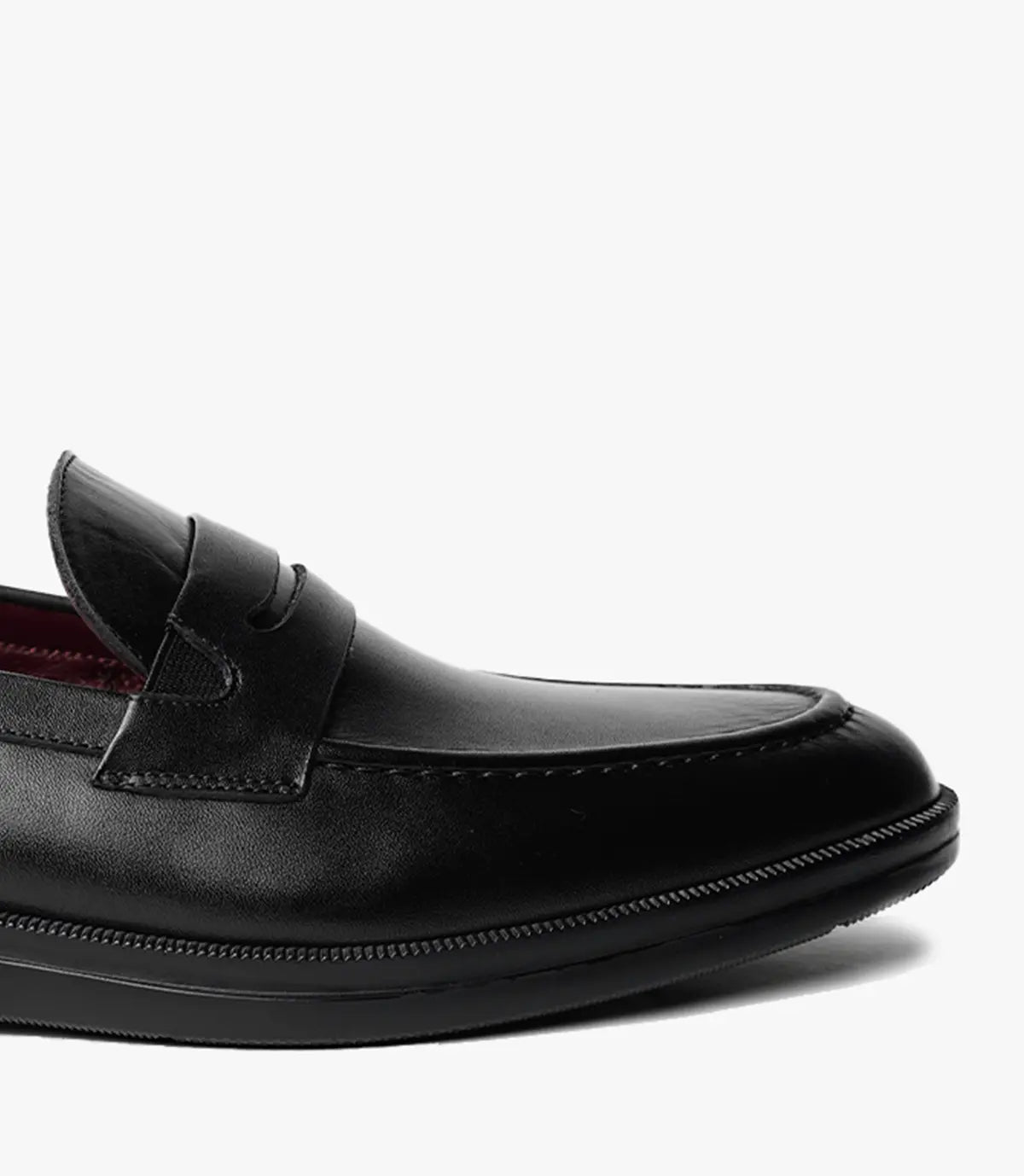 MOCASSIN LEO EN CUIR, NOIR – CL450 Celeno