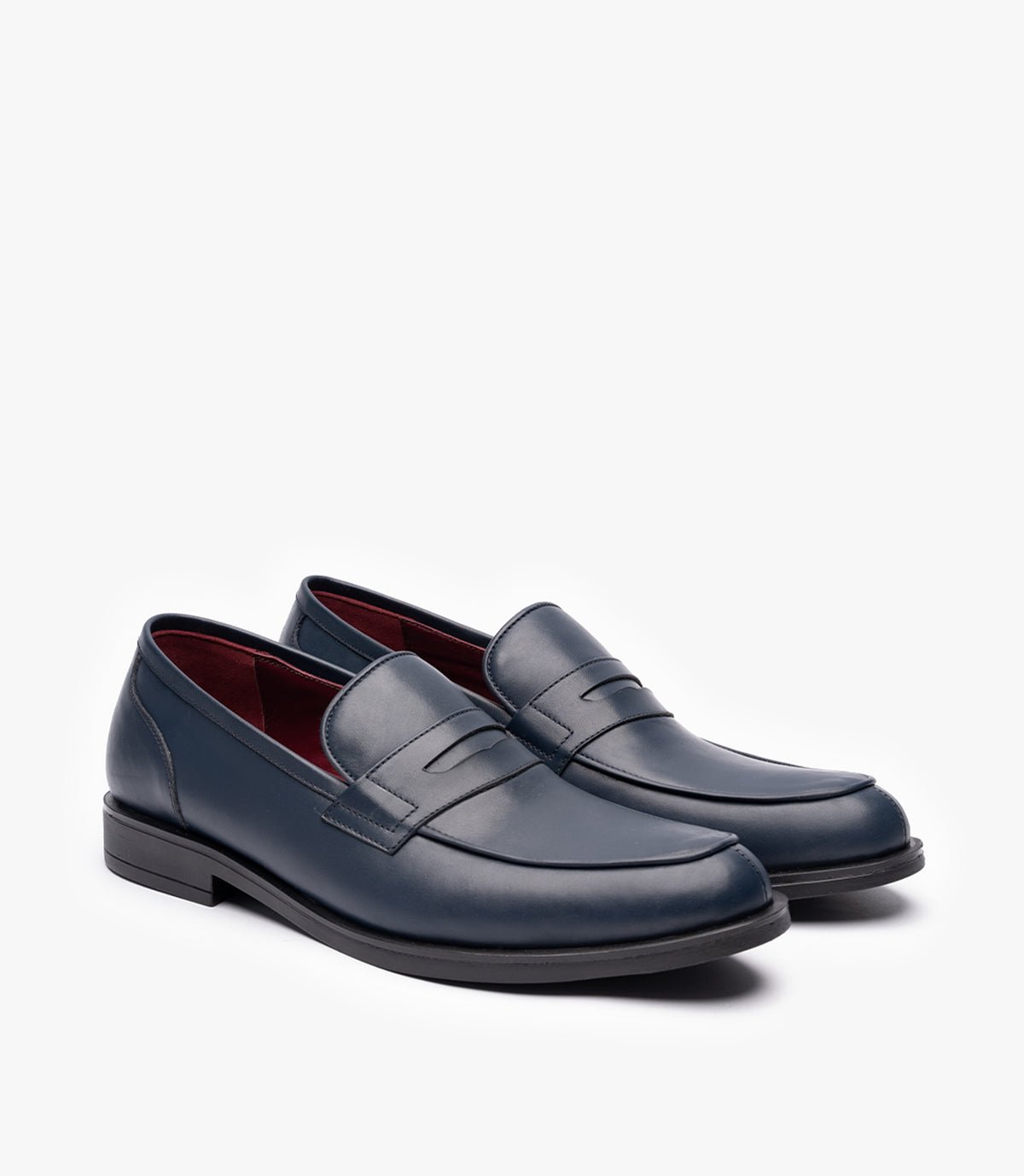 MOCASSIN Taylor en Cuir, Bleu nuit– CL477