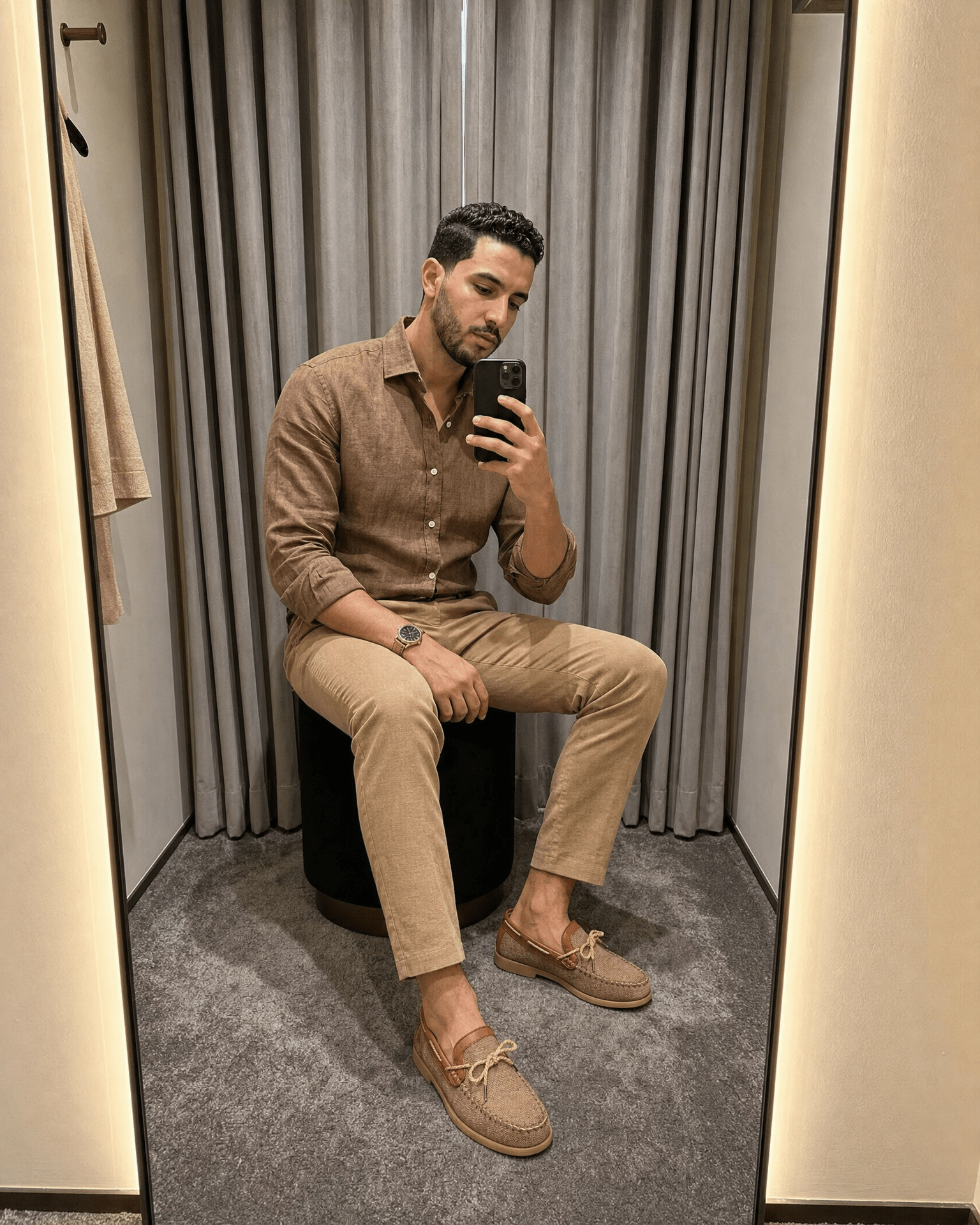 Mocassin RIVAGE, Tabac – CL920