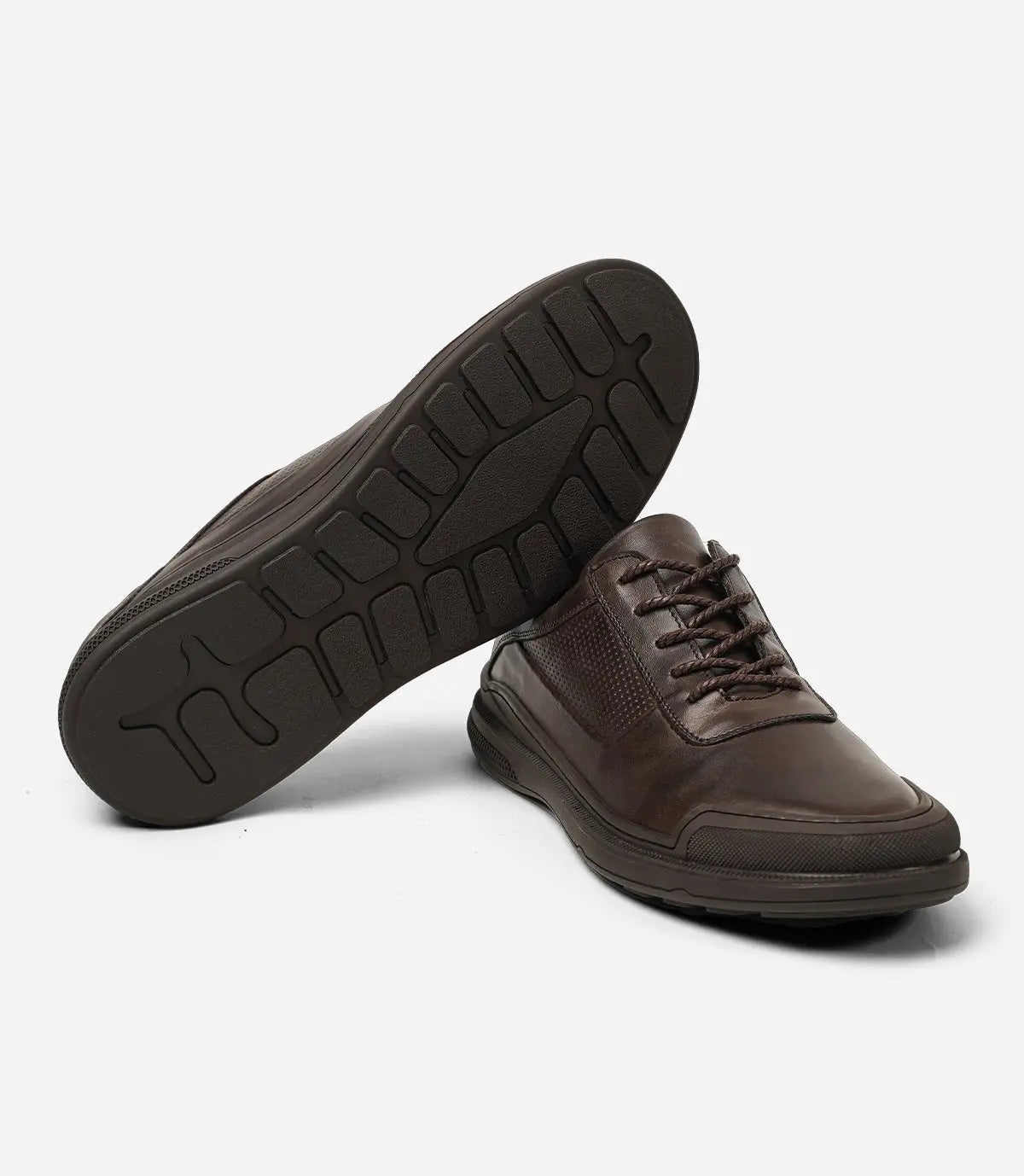 BASKET URBAN EN CUIR, Marron– CL316 Celeno