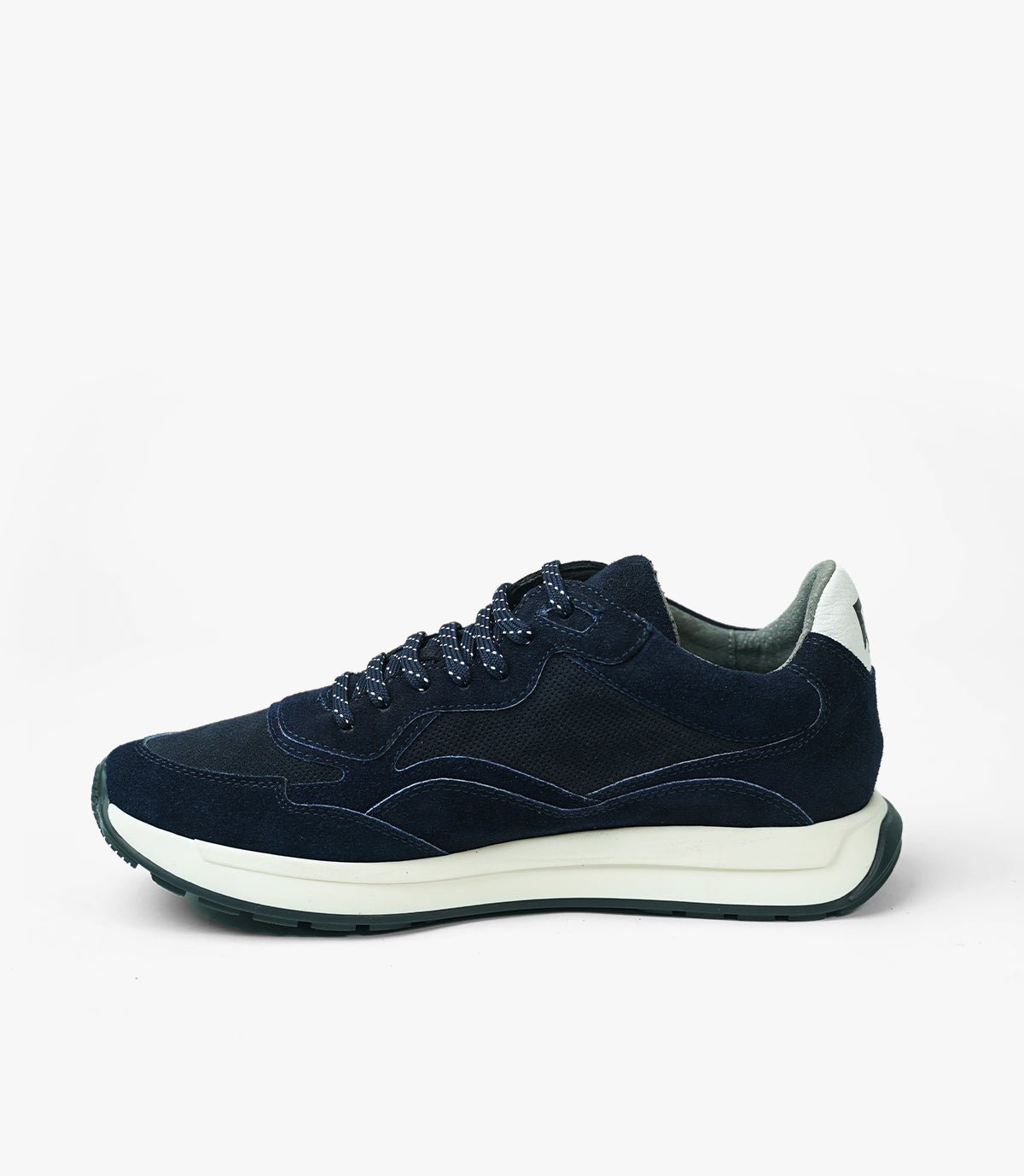 BASKET FLUENT FLEX EN DAIM, BLEU NUIT - CL830041