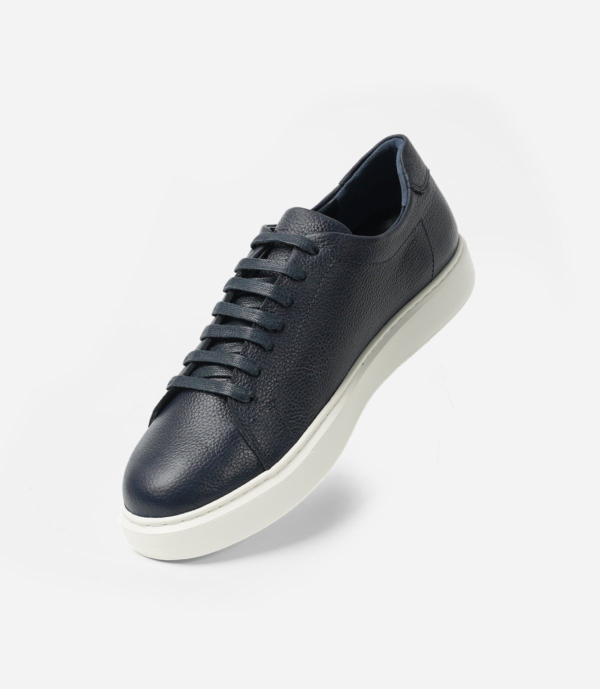 BASKET BLAZE En Cuir, Bleu Nuit – CL6080