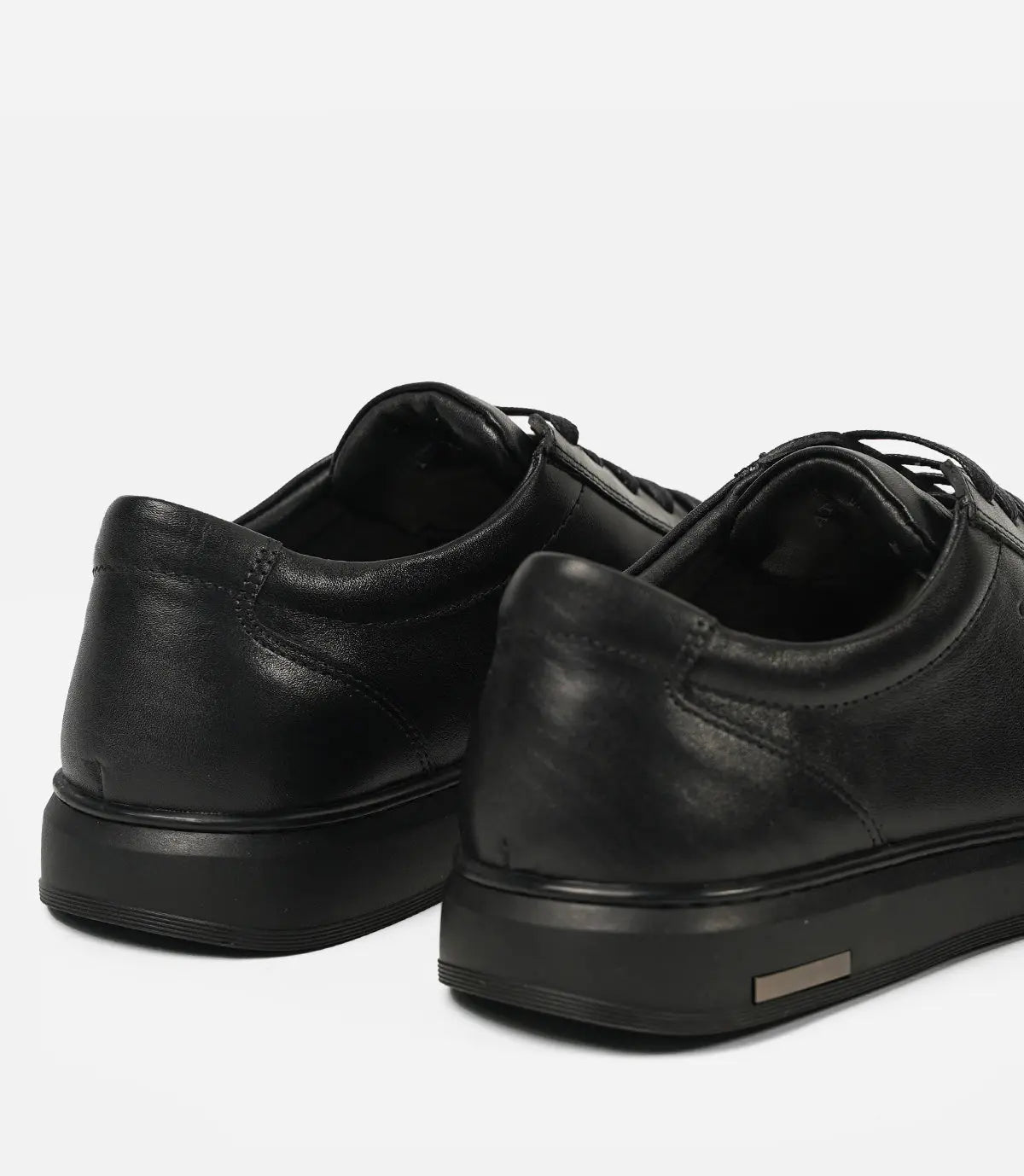 BASKET BRUNO En Cuir, Noir – CL5074 Celeno