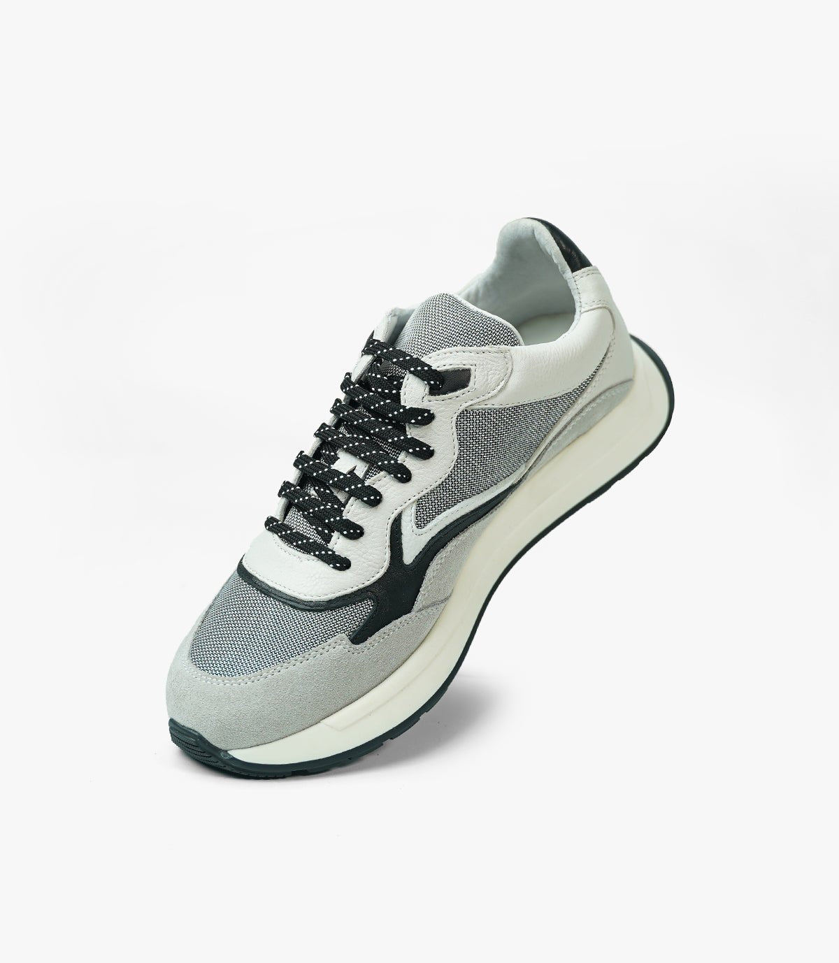 BASKET FLUENT FLEX EN DAIM, GRIS - CL850041