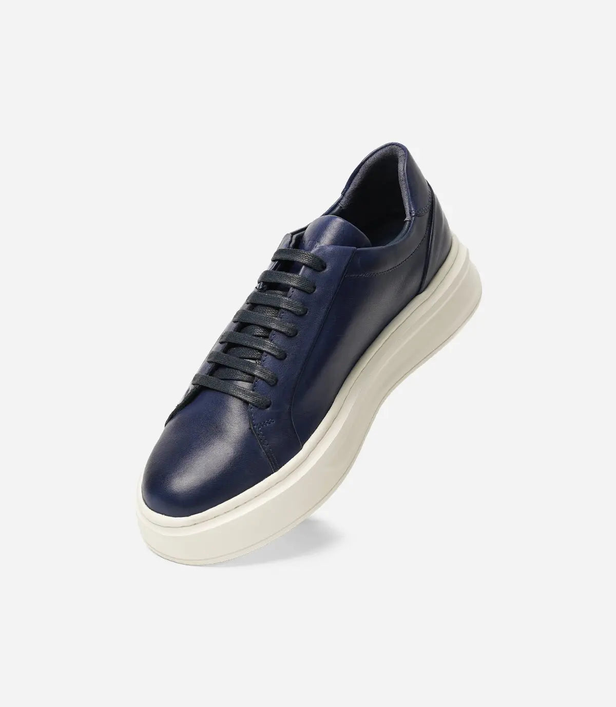 BASKET ROYALE en Cuir, Bleu– CL6065 My Store