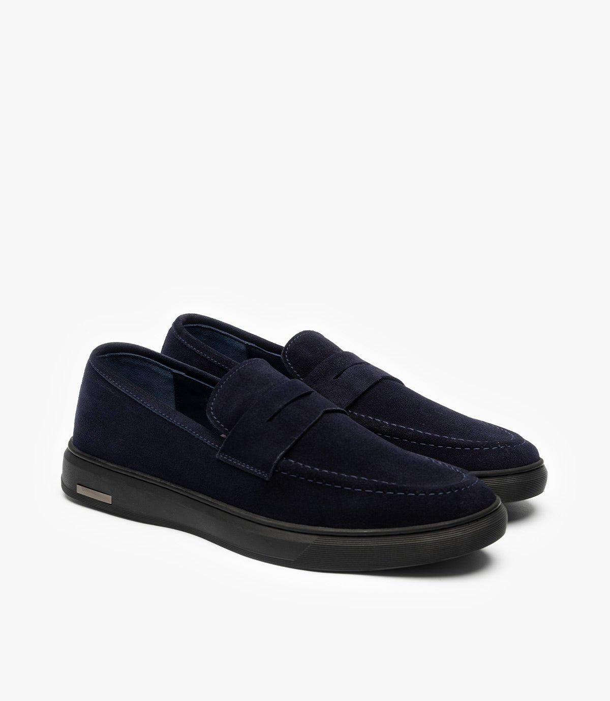 MOCASSIN ADDLER EN Daim Bleu nuit avec Semelle noire – CL6044