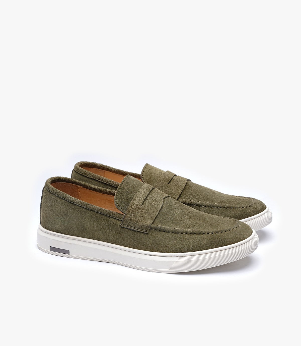 MOCASSIN ADDLER EN Daim, Vert – CL6044