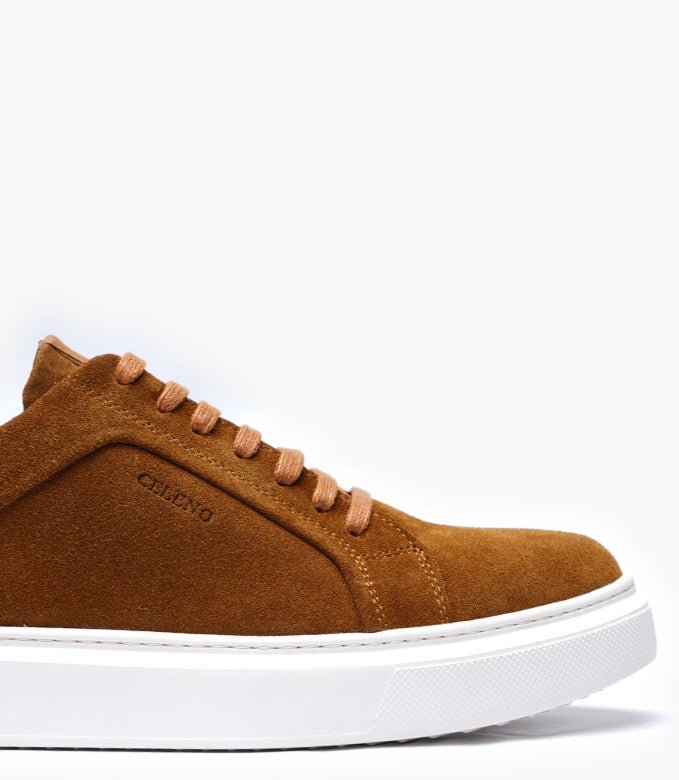 BASKET SUEDE en Daim, Tabac– CL6063