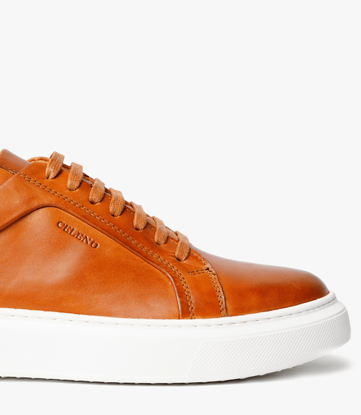 BASKET SUEDE EN CUIR, Tabac – CL6063