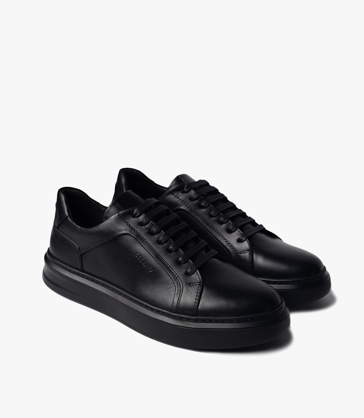 BASKET SUEDE en Cuir, Noir – CL6063