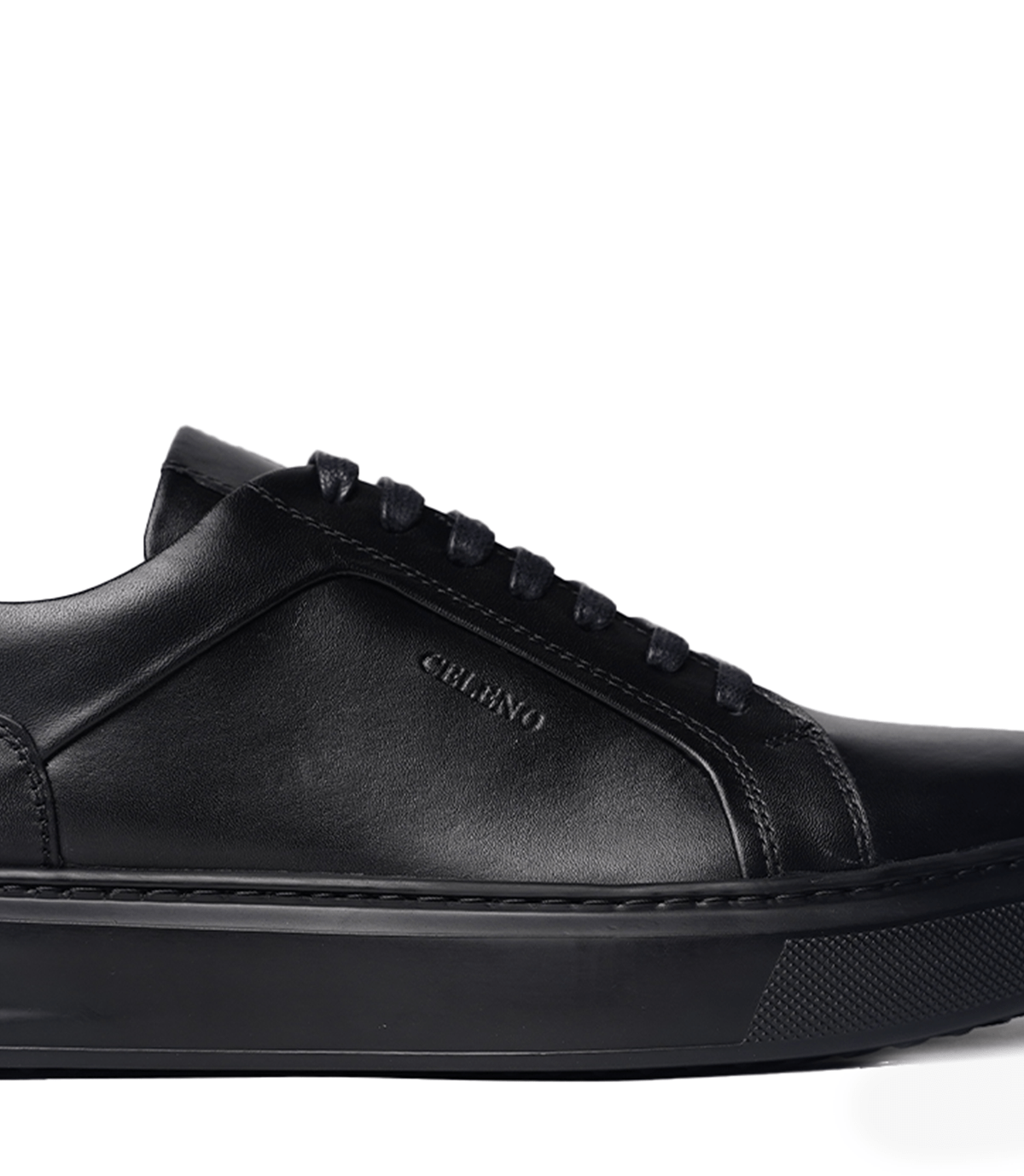 BASKET SUEDE en Cuir, Noir – CL6063