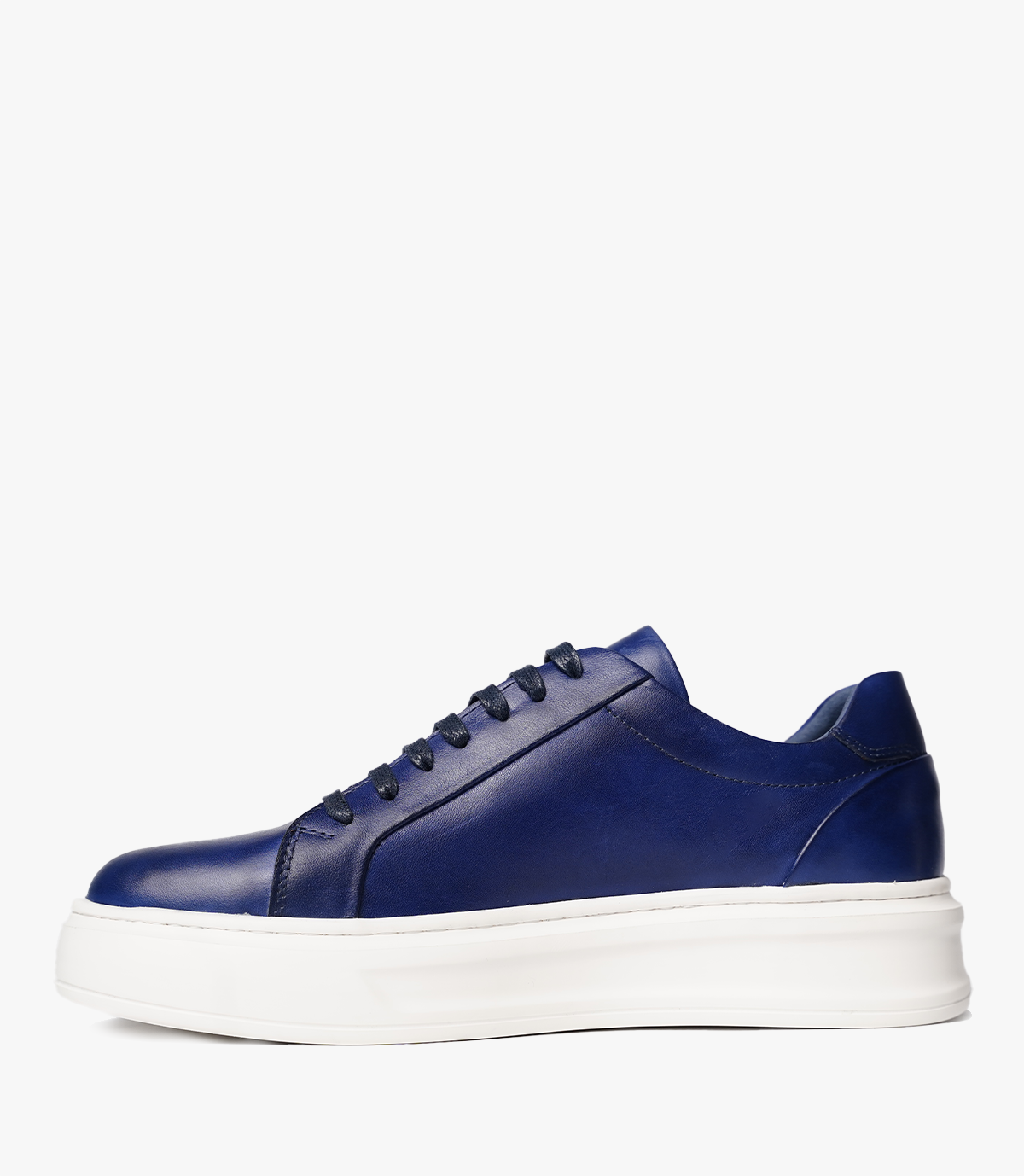 BASKET ROYALE en Cuir, Bleu– CL6065