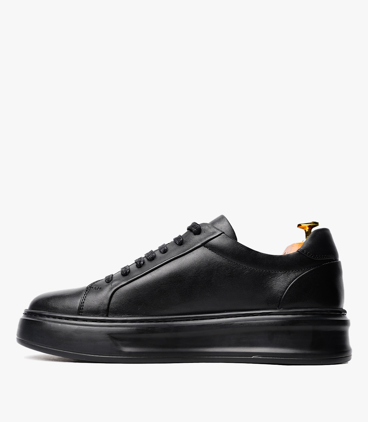 BASKET ROYALE en Cuir, Noir– CL6065
