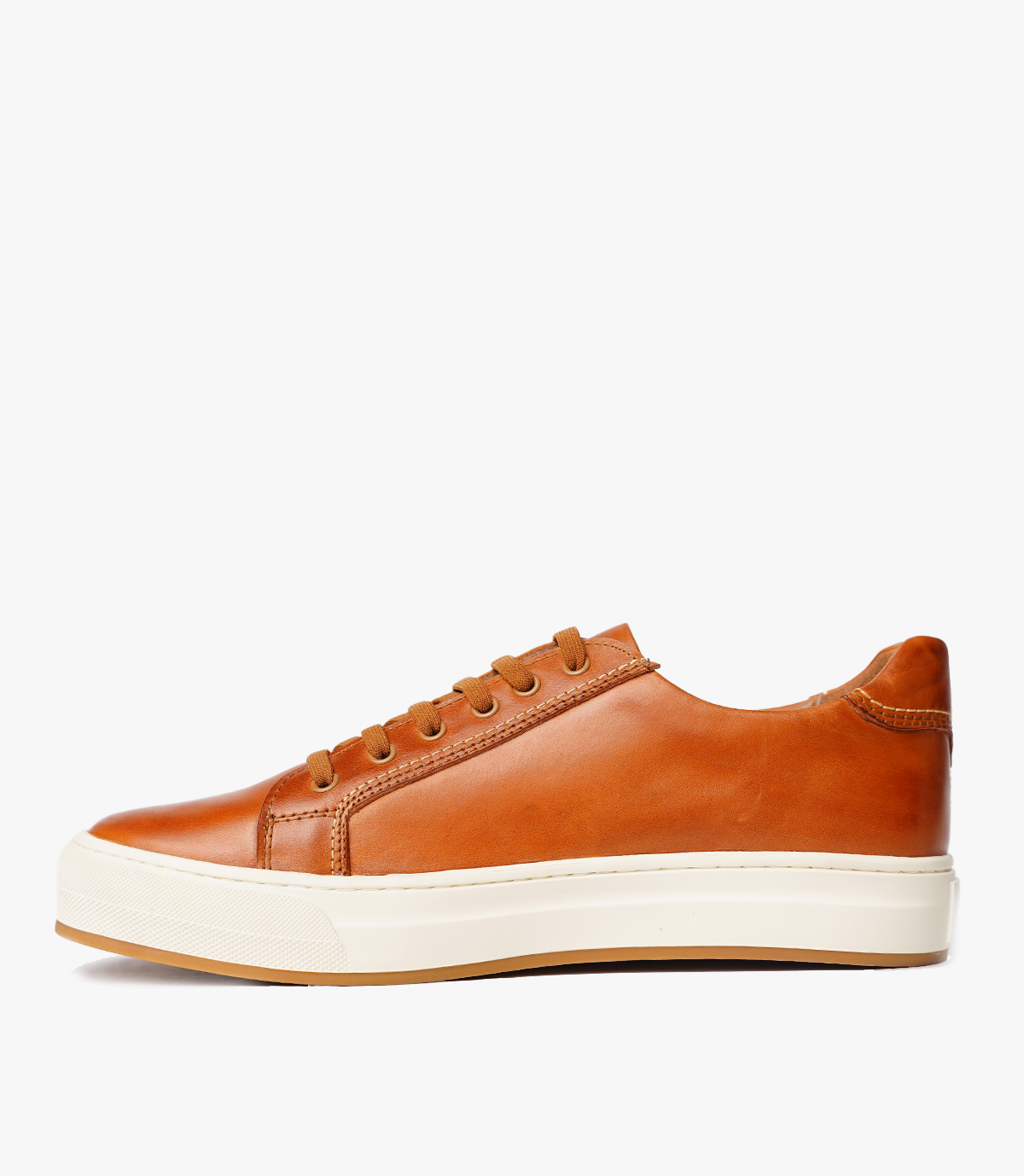 BASKET ROGUE en Cuir, Orange – CL6073