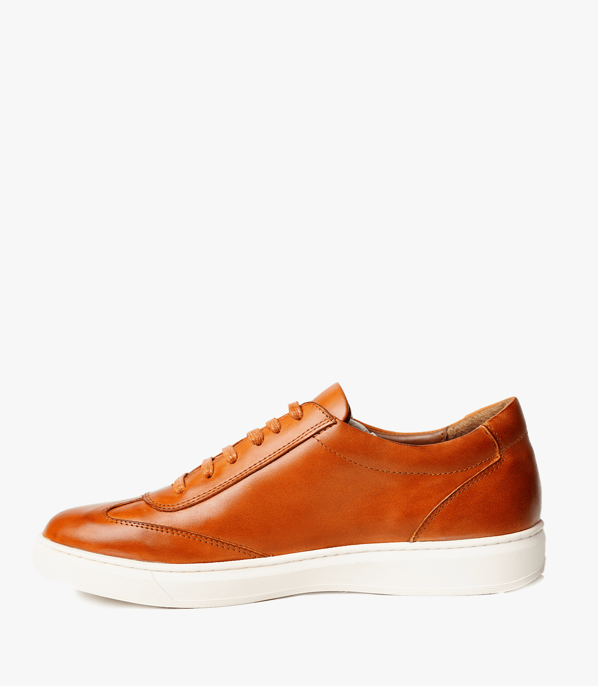 BASKET BRUNO EN CUIR,TABAC – CL5074