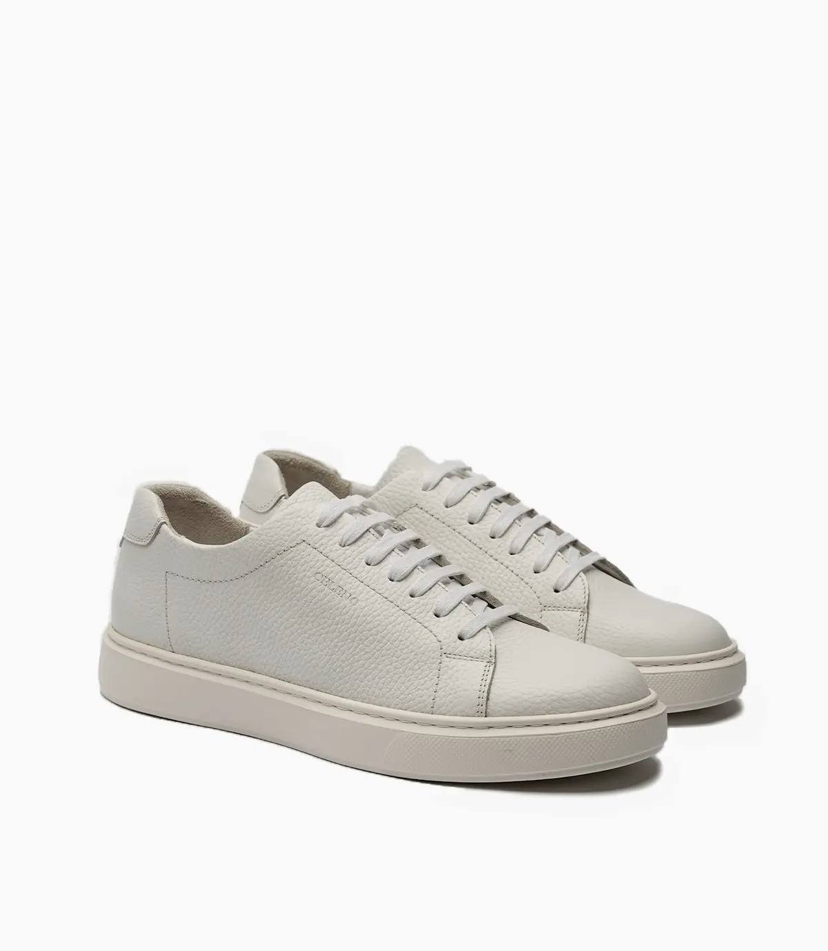 BASKET BLAZE En Cuir, Blanche – CL6080 Celeno