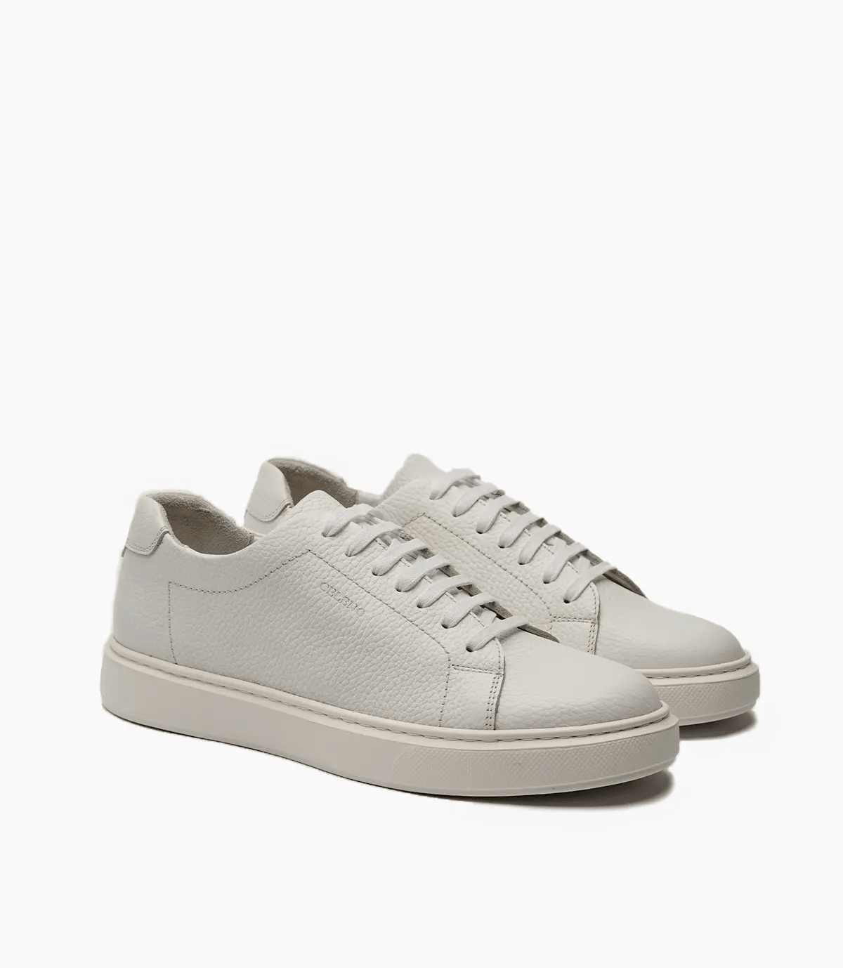 BASKET BLAZE En Cuir, Blanche – CL6080 Celeno