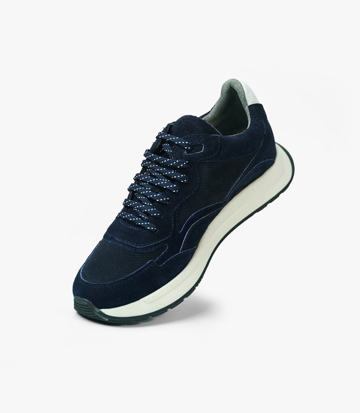 BASKET FLUENT FLEX EN DAIM, BLEU NUIT - CL830041