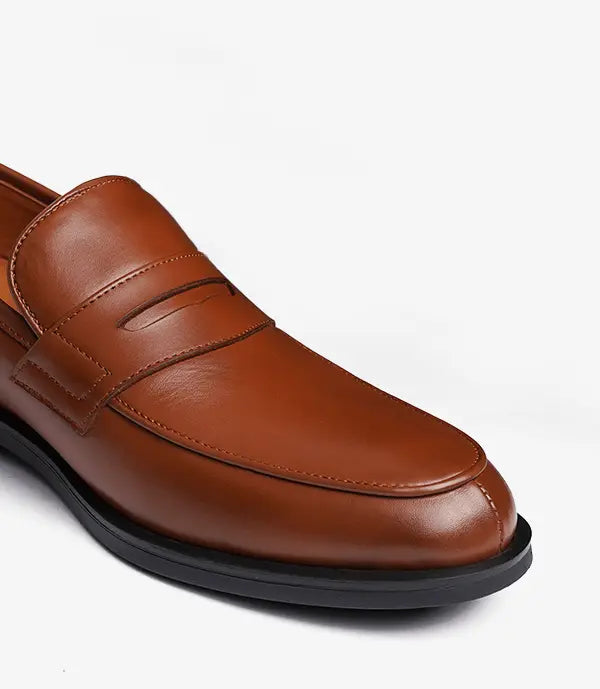 MOCASSIN Taylor en Cuir, Tabac – CL477 Celeno